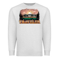 Oatmeal Heather traveler Premium Sweatshirt - NancyCooperArtShop
