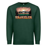 Sports Green traveler Premium Sweatshirt - NancyCooperArtShop