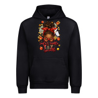 Black santa favorite tax specialist afro messy bun Urban Hoodie - texasbilliewilder
