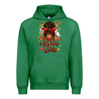 Emerald santa favorite tax specialist afro messy bun Urban Hoodie - texasbilliewilder