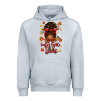 Heather Grey santa favorite tax specialist afro messy bun Urban Hoodie - texasbilliewilder