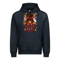 Navy santa favorite tax specialist afro messy bun Urban Hoodie - texasbilliewilder