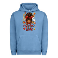 Pigment Pebble Blue santa favorite tax specialist afro messy bun Urban Hoodie - texasbilliewilder