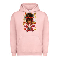 Pigment Salmon santa favorite tax specialist afro messy bun Urban Hoodie - texasbilliewilder
