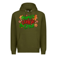 Army Green mama's cookie crew Premium Hoodie - LillyAllenDesigns