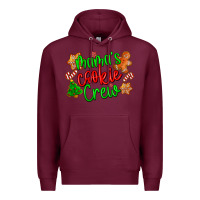 Burgundy mama's cookie crew Premium Hoodie - LillyAllenDesigns