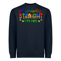 Navy let's get one thing straight i'm not Heavyweight Sweatshirt - Zillion Design Studio