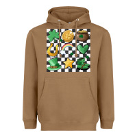 Toasted Coconut checker board lucky charms Heavyweight Hoodie - MaliasSmallBusiness
