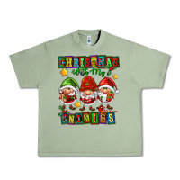 Oil Green christmas with my gnomies Urban Heavy Tee - FaDigitalArtStudio