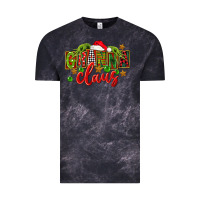 Cloud Black Christmas granna claus Vintage Tee - FaDigitalArtStudio