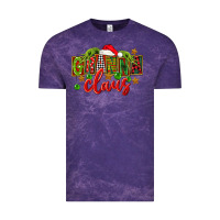 Cloud Purple Christmas granna claus Vintage Tee - FaDigitalArtStudio