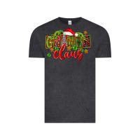 Vintage Black Christmas granna claus Vintage Tee - FaDigitalArtStudio