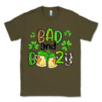 Army Green bad and boozy Classic Tee - Artiststas