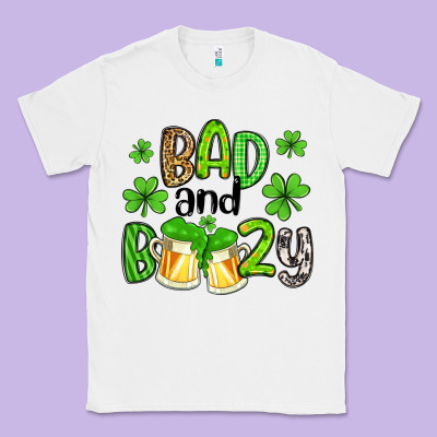 Bad And Boozy Classic Tee Designed By Artiststas