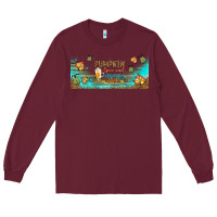 Burgundy pumpkin spice and everything nice libbey glass Long Sleeve Tee - BundleAndBundleShop