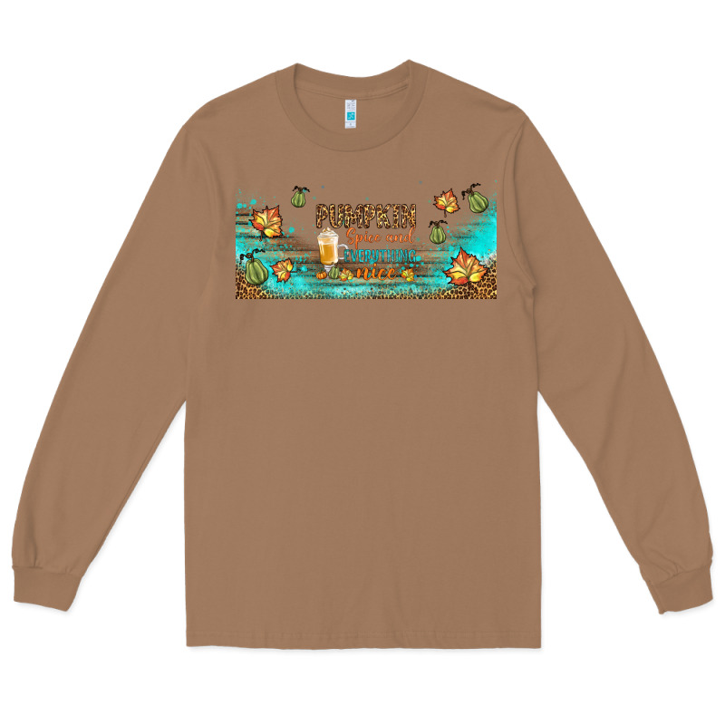 Pumpkin Spice And Everything Nice Libbey Glass Long Sleeve Tee by BundleAndBundleShop | Teevron