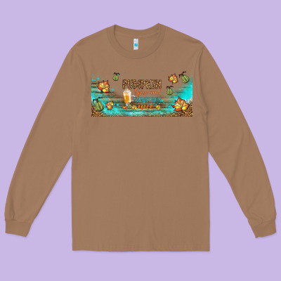 Pumpkin Spice And Everything Nice Libbey Glass Long Sleeve Tee Designed By Bundleandbundleshop