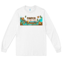 White pumpkin spice and everything nice libbey glass Long Sleeve Tee - BundleAndBundleShop