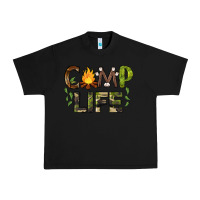 Black camp life Urban Heavy Tee - BarkalooDesign