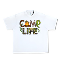 White camp life Urban Heavy Tee - BarkalooDesign
