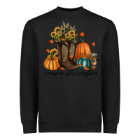 Black pumpkin spice everything Heavyweight Sweatshirt - RanaPortraitStore