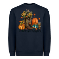 Navy pumpkin spice everything Heavyweight Sweatshirt - RanaPortraitStore