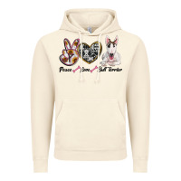 Vintage Artic peace love bull terrier Vintage Hoodie - RanaPortraitStore