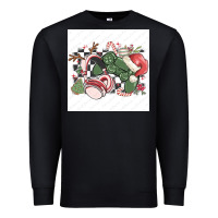 Black small business filigran kopya Premium Sweatshirt - MaliasSmallBusiness