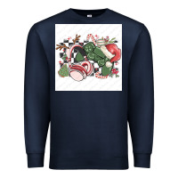 Navy small business filigran kopya Premium Sweatshirt - MaliasSmallBusiness