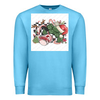 Ocean Blue small business filigran kopya Premium Sweatshirt - MaliasSmallBusiness