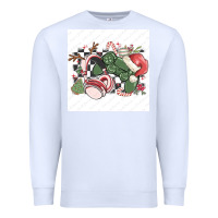 White small business filigran kopya Premium Sweatshirt - MaliasSmallBusiness