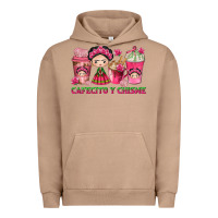 Pigment Burro cafecito y chisme with coffee cups Urban Hoodie - texasbilliewilder