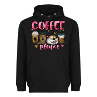 Black coffee please Heavyweight Hoodie - MaliasSmallBusiness