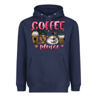 Navy coffee please Heavyweight Hoodie - MaliasSmallBusiness
