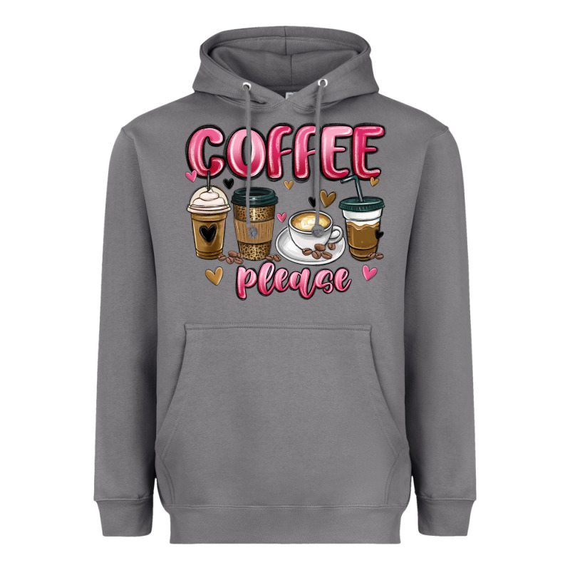 Coffee Please Heavyweight Hoodie by MaliasSmallBusiness | Teevron