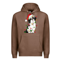 Chestnut christmas shih tzu dog Premium Hoodie - LillyAllenDesigns