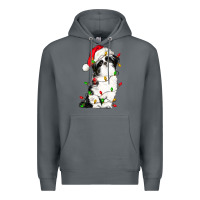Rock christmas shih tzu dog Premium Hoodie - LillyAllenDesigns