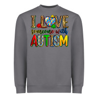 Storm i love someone with autism Heavyweight Sweatshirt - Zillion Design Studio