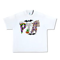 White pta Urban Heavy Tee - CowhideDigitalArt