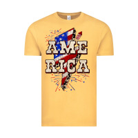 Vintage Mustard America 4th of July Vintage Tee - CowGirlArtShop