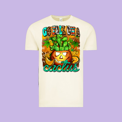 Go Fall On A Cactus Vintage Tee Designed By Adodesignshop