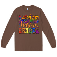 Chestnut love has no gender Long Sleeve Tee - JahusDesignShop
