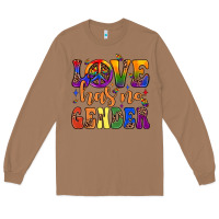 Toasted Coconut love has no gender Long Sleeve Tee - JahusDesignShop