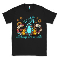 Black with god all things are possible matthew 19 26 Classic Tee - JahusDesignShop