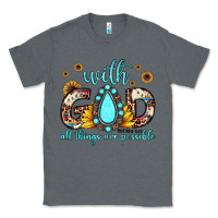 Charcoal Heather with god all things are possible matthew 19 26 Classic Tee - JahusDesignShop