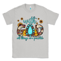 Moon Dust with god all things are possible matthew 19 26 Classic Tee - JahusDesignShop