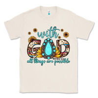 Natural with god all things are possible matthew 19 26 Classic Tee - JahusDesignShop