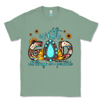 Sage with god all things are possible matthew 19 26 Classic Tee - JahusDesignShop