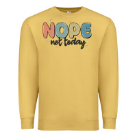 Antique Gold nope not today Premium Sweatshirt - MaliasSmallBusiness