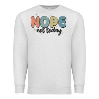 Oatmeal Heather nope not today Premium Sweatshirt - MaliasSmallBusiness